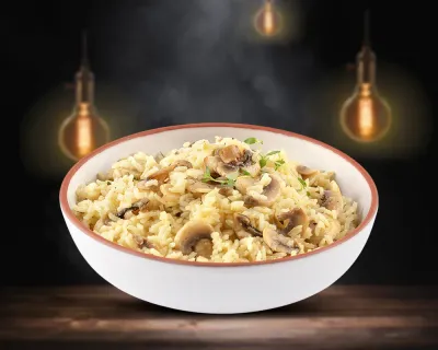 Riz aux champignons